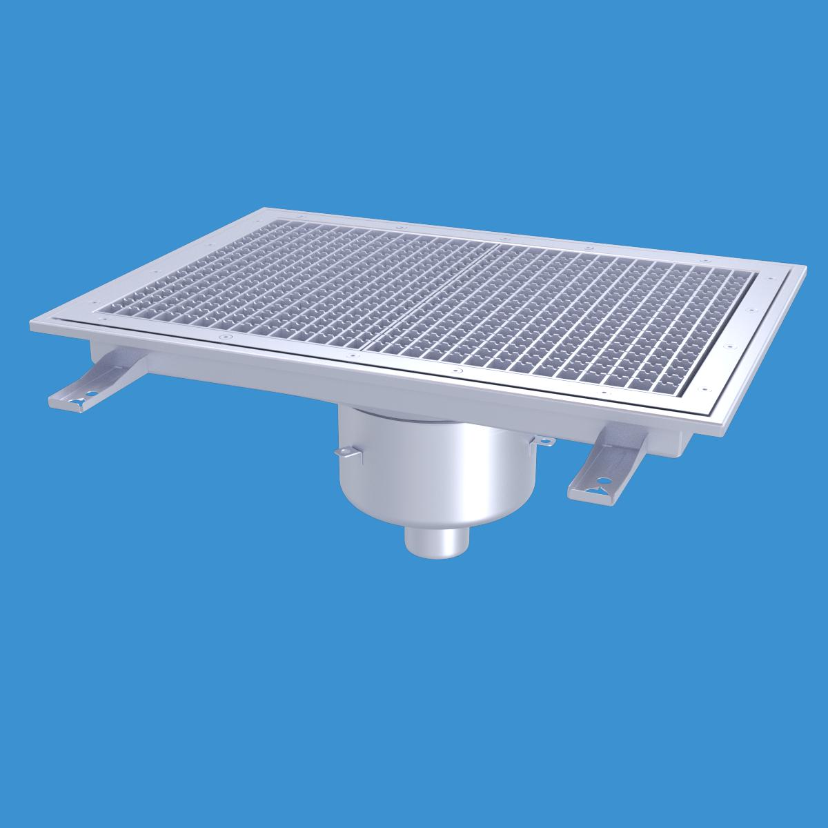 Golvbrunn Furo 113, 600x400mm. Furhoffs - GOLVBRUNN FURO113 600x400 B75 FÖR GOLV MED PLASTMATTA