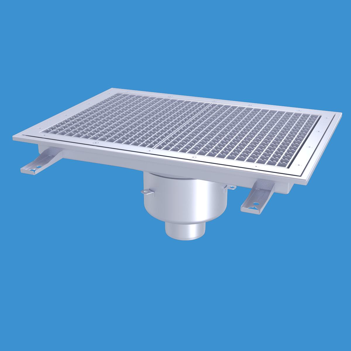Golvbrunn Furo 113, 600x400mm. Furhoffs - GOLVBRUNN FURO113 600x400 B110 FÖR GOLV MED PLASTMATTA