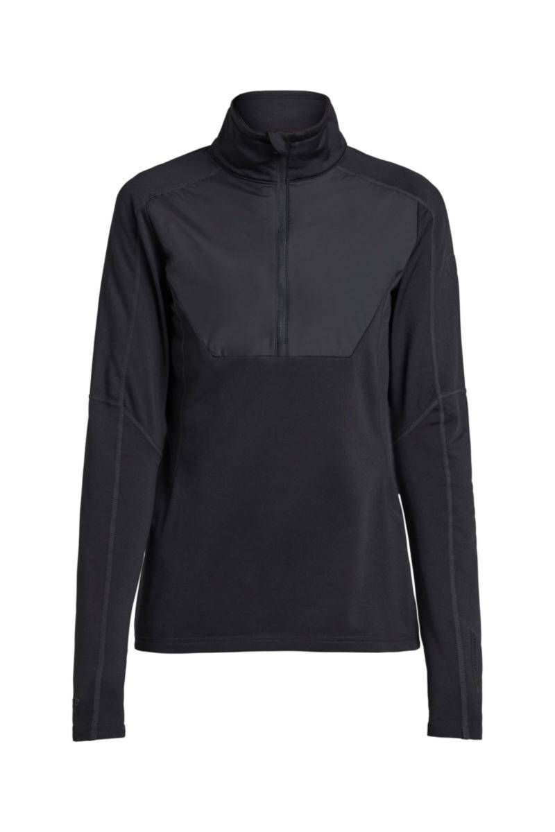 Tröja Tenson 5018115 windblock half zip Dam - TRÖJA TENSON 5018115 DAM HALV ZIP SVART STL S