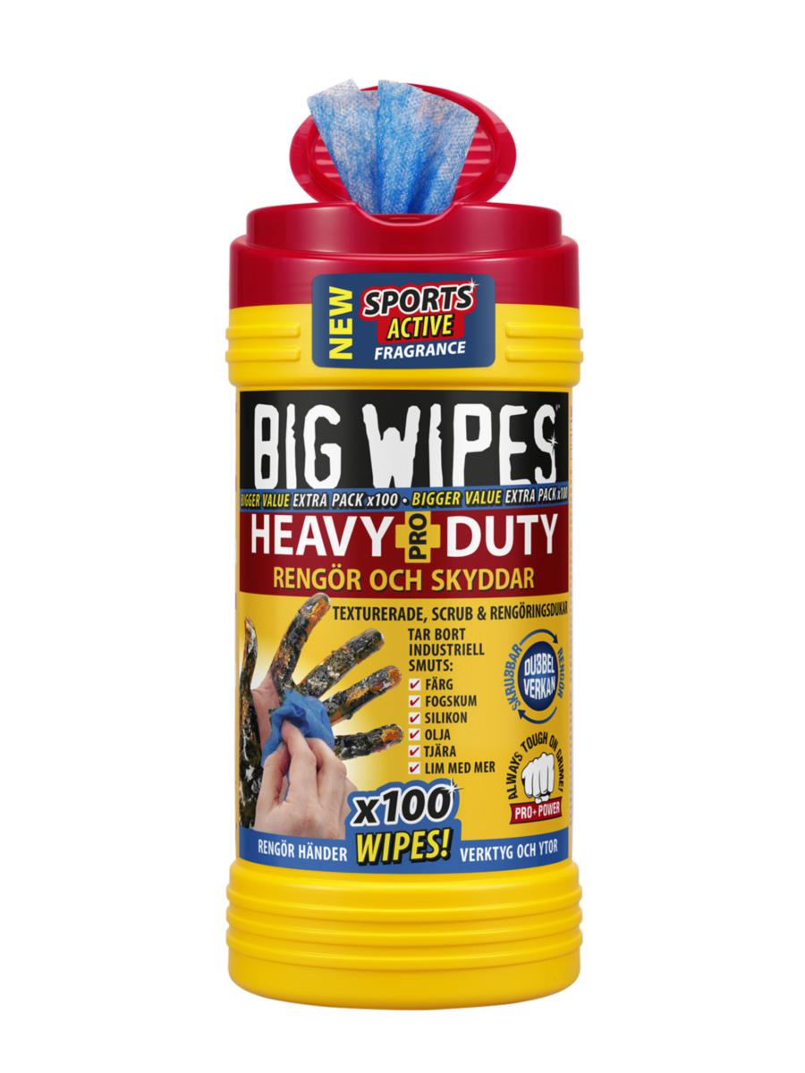 Rengöringsduk BIG WIPES Heavy Duty - BIG WIPES HEAVY DUTY RÖTT LOCK 80 DUK