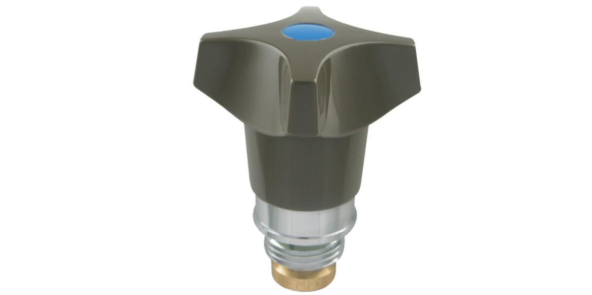 Kranöverdel, FMM - R15 FMM15 VENTILÖVERSTYCKE BLÅ PLASTRATT OLIV 3504-1510