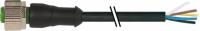 Cable M12 5-pin A open