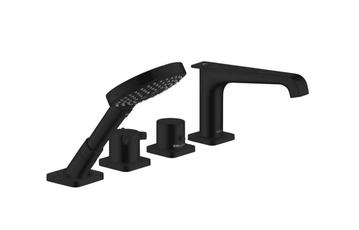 Kar-/duschblandare AXOR Citterio E 4-håls, Hansgrohe - HANSGROHE KAR-/DUSCHBLANDARE AXOR CITTERIO E 4-HÅLS MATTSV.