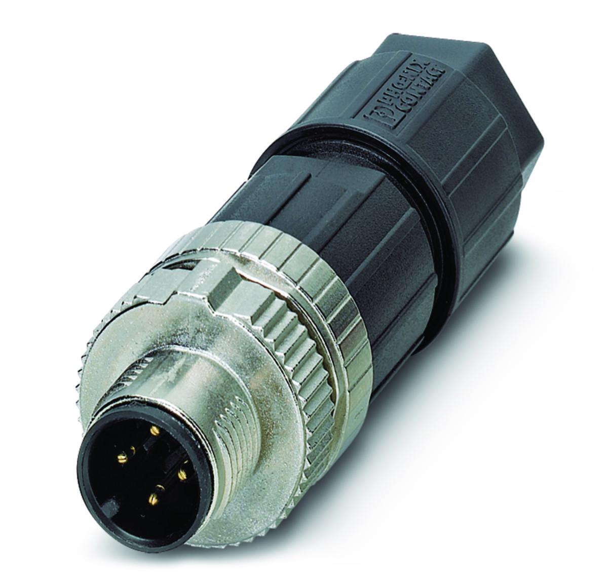 Kontaktdon M12 - GIVARKONTAKT M12 4POL HANE SACC-M12MS-4PL M