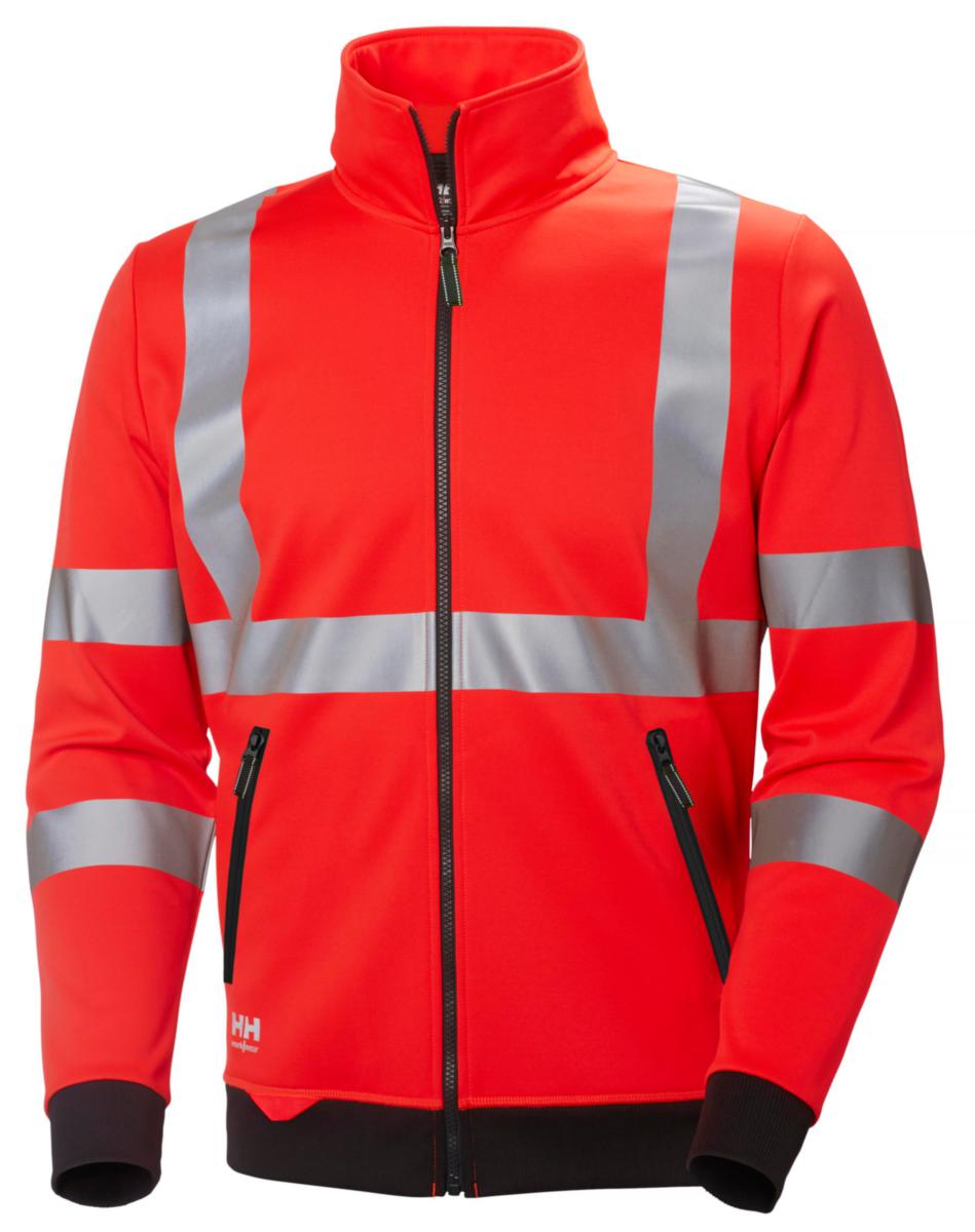 Tröja Helly Hansen 79112 Addvis - TRÖJA HH 79112-160 ADDVIS HELZIP VARSEL RÖD STL 4XL