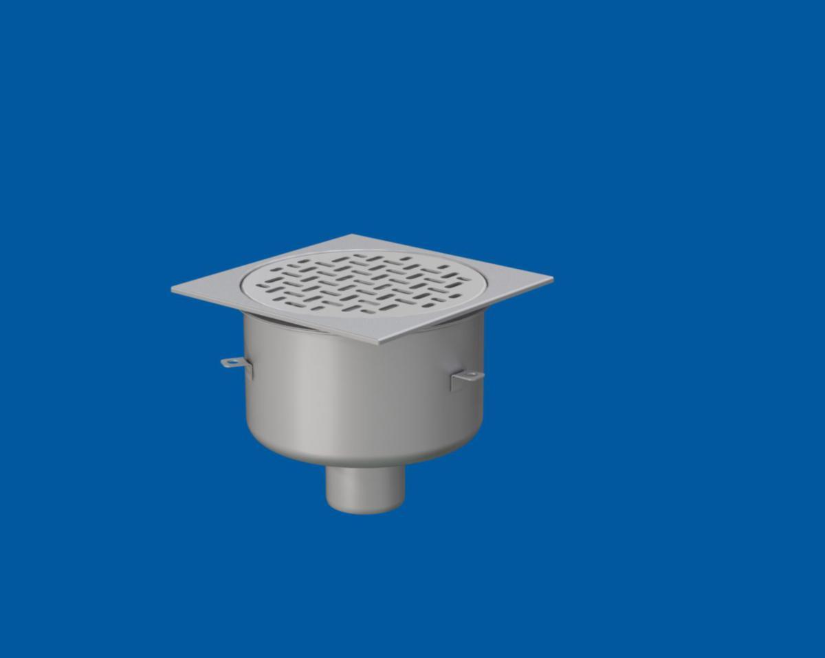 Golvbrunn Furo 008 Ø75, bottenutlopp - GOLVBRUNN FURO008 Ø227 B75 FÖR KLINKERGOLV K3