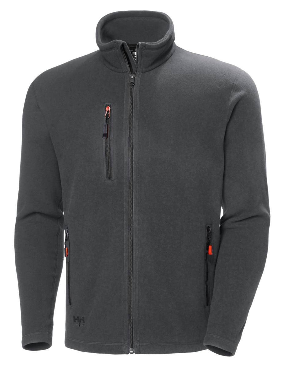 Fleecejacka Helly Hansen Oxford 72026 - FLEECEJACKA HH 72026-970 M-GRÅ OXFORD STL XS