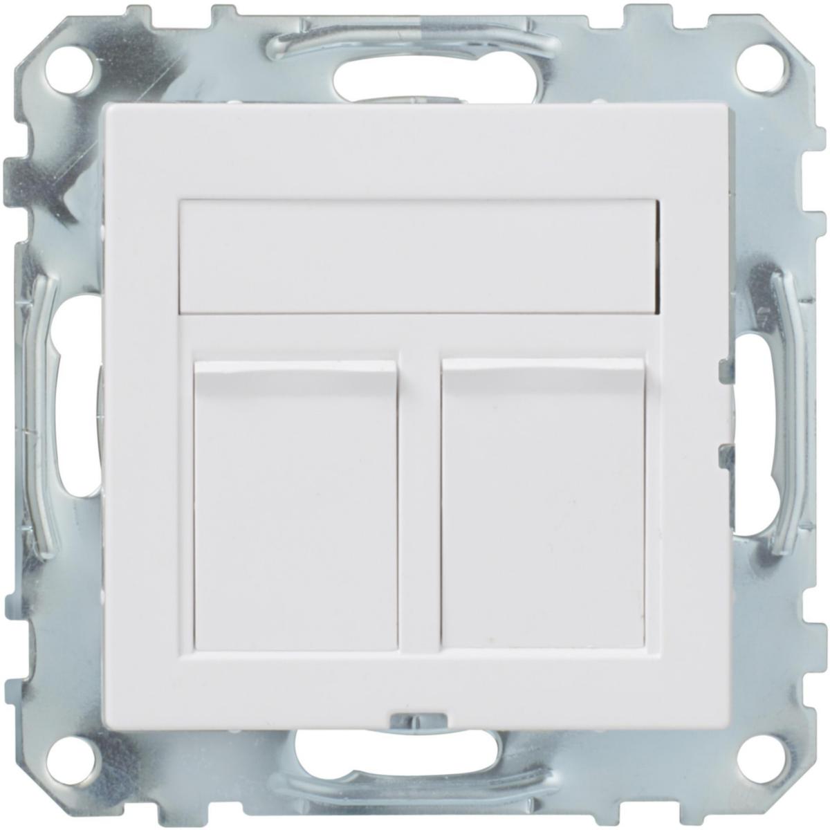 Complete module socket Exxact 2xC6 UTP, Schneider - MOD-PL EXXACT 2XK6UTP PL WH WDE002426 RAK
