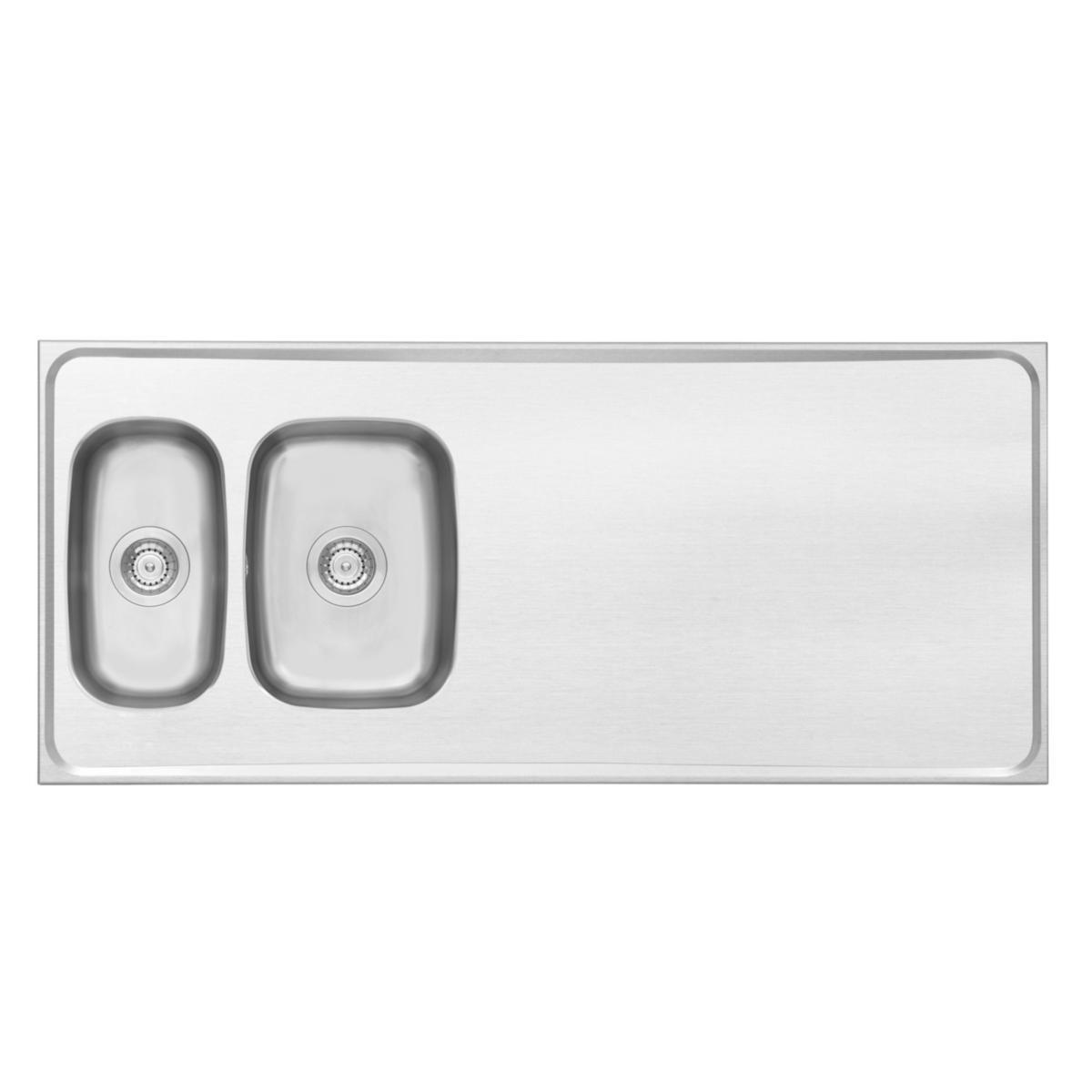 Diskbänk G1420, Contura steel - CONTURA G1420 - 610 DISKBÄNK VÄNDBAR. LITEN/STOR DISKLÅDA