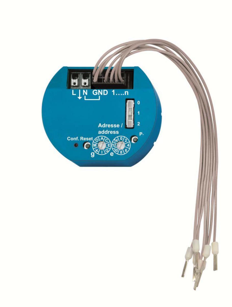 Ingångsmodul 8 kanaler Powerline - INGÅNGSMODUL 8 KAN POWERLINE PL-SM8