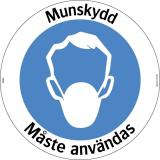 Påbudsdekal virusskydd