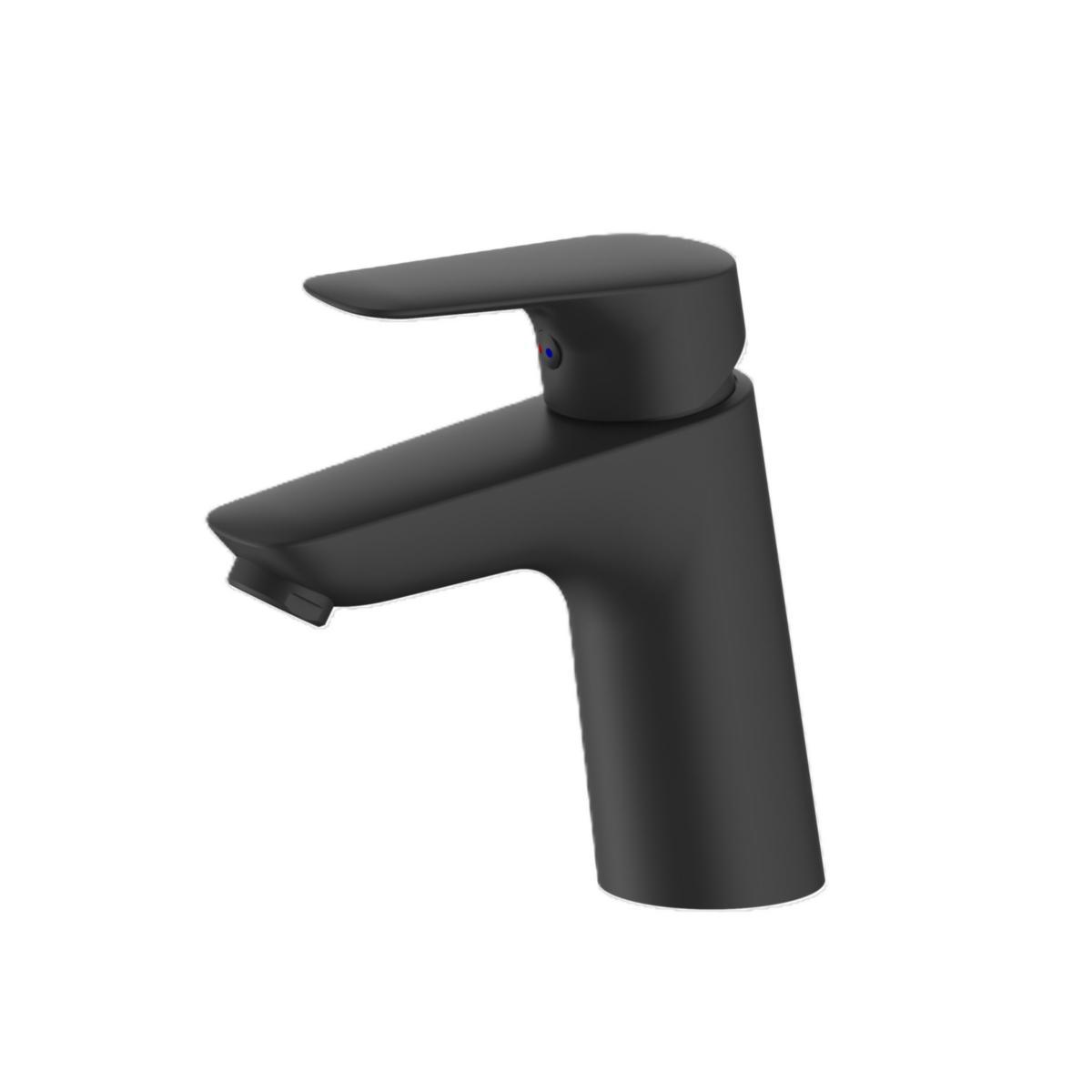 Washbasin mixer Azur Zero, a-collection - AZUR ZERO BASIN MIXER BLACK LEAD-FREE, A-CLASS