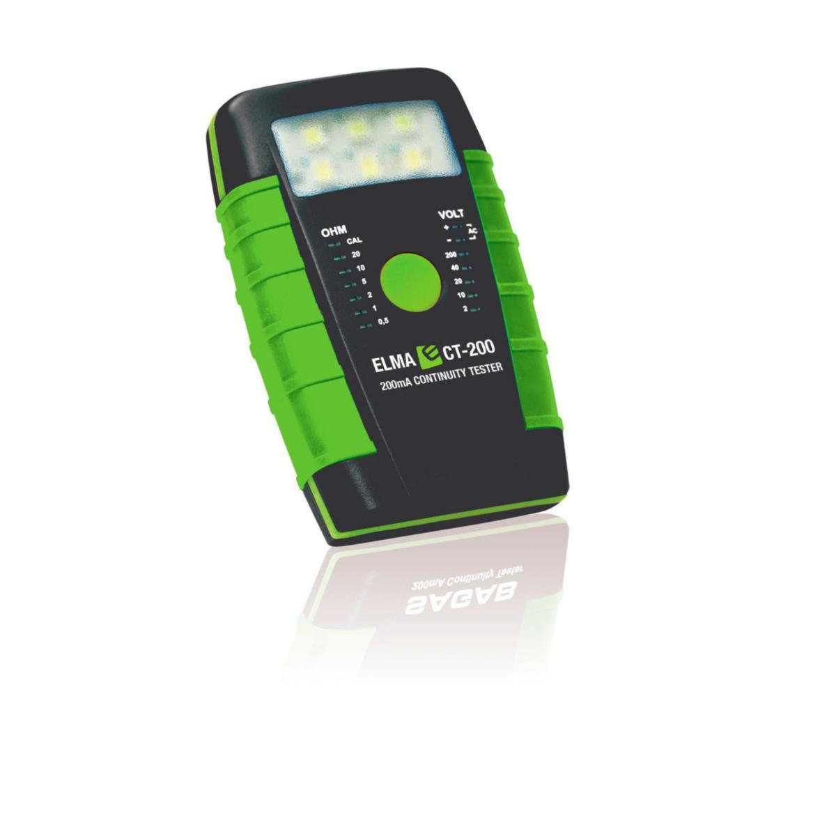 Throughput/voltage tester and flashlight CT-200 - KONTIUNTITESTER CT-200 0