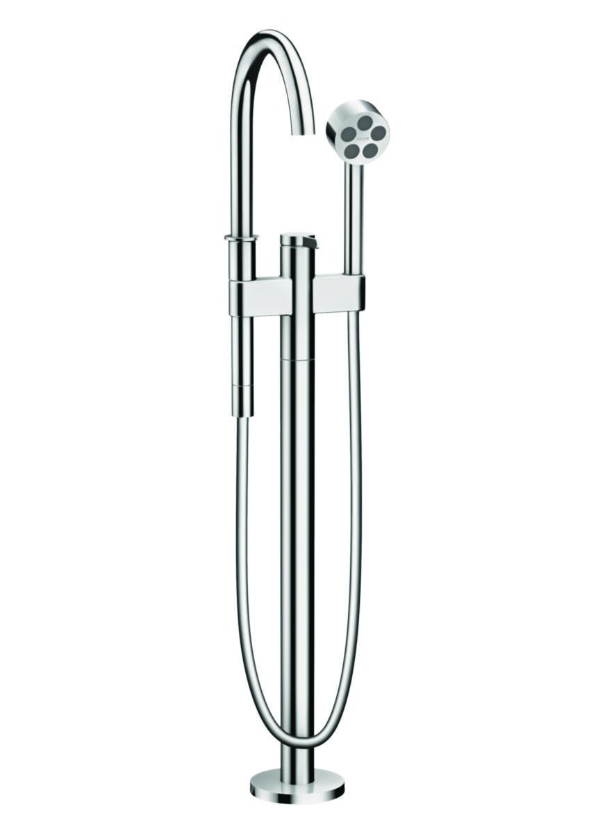 Kar-/duschblandare AX One 1-grepp golv, Hansgrohe - HANSGROHE KAR-/DUSCHBLANDARE AX ONE GOLV KROM