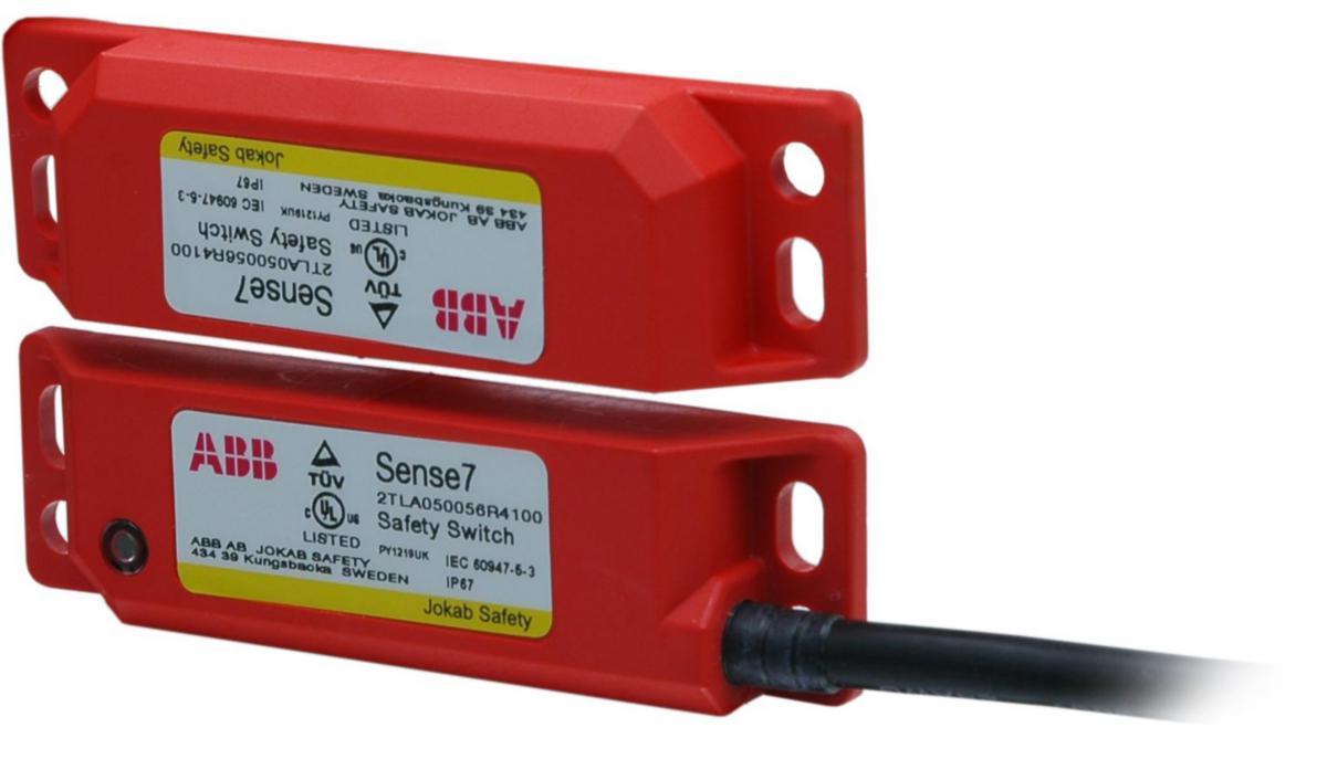 Magnetbrytare beröringsfri Sense 7 - SÄKERHETSGIV 2M KABEL SENSE7 2TLA050056R4100