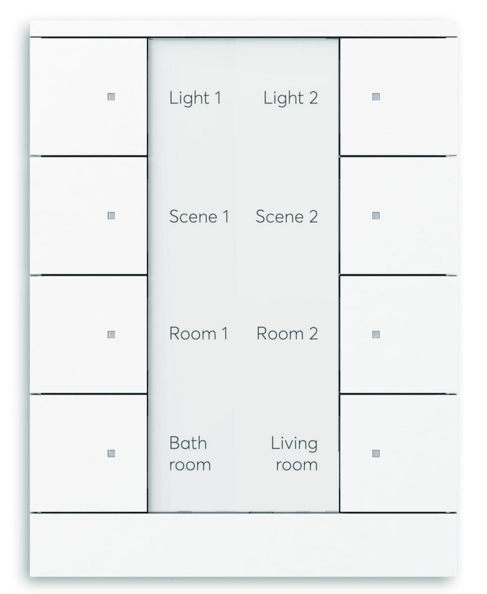 Tryckknapp SB/U - TRYCKKNAPP 8-P KNX SB/U8.0.1-84