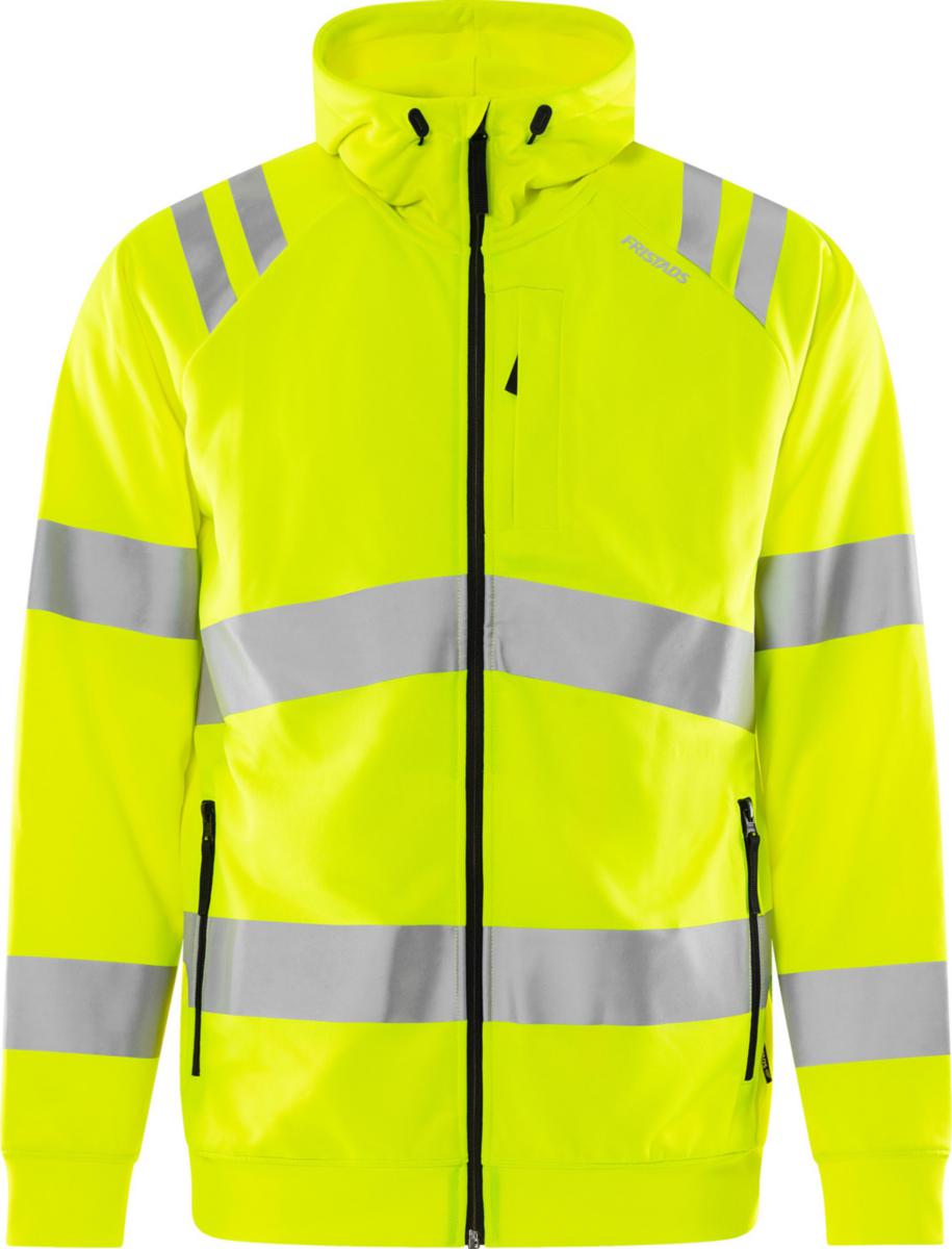 Hood Fristads 7865 GPSW Green - HIGH VIS HOODED SWEATSHIRT JAC HI-VIS YELLOW S
