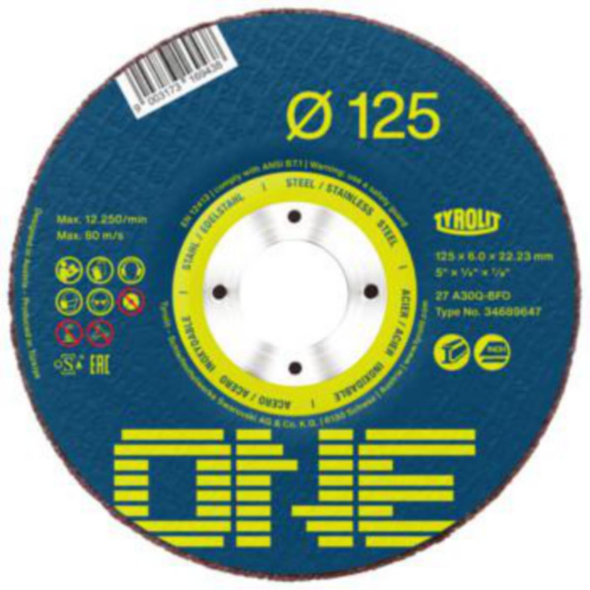 Navrondell Tyrolit One - NAVRONDELL TYROLIT ONE 125X6 2IN1