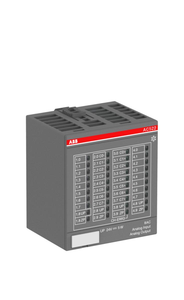 Analog I/O Modul PLS AC500 - I/O-XC,AC:8 AC522-XC