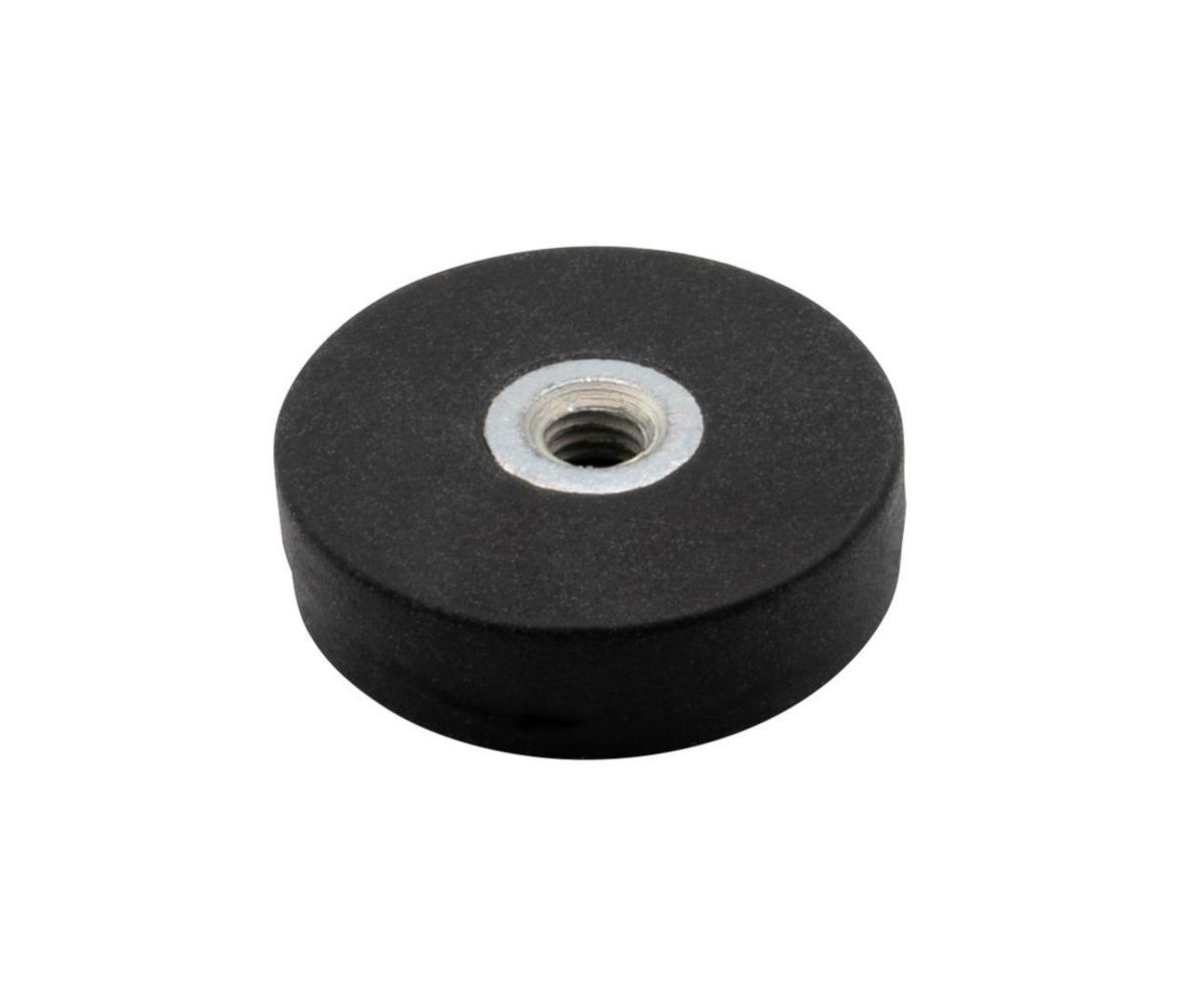 Grip Neodym Magnet Internal Threaded Rubber Coated - Magnet neodymium Ø31x6 mm Rub