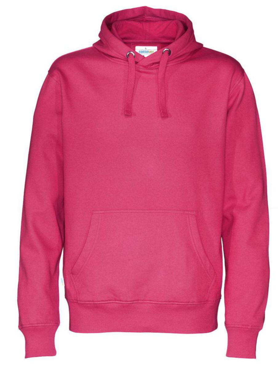 Hoodtröja Cottover 141002 - HOODTRÖJA HOOD MAN CERISE 3XL