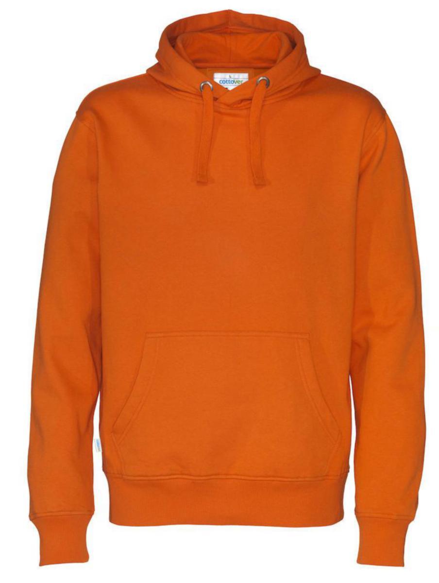 Hoodtröja Cottover 141002 - HOODTRÖJA HOOD MAN ORANGE XXL