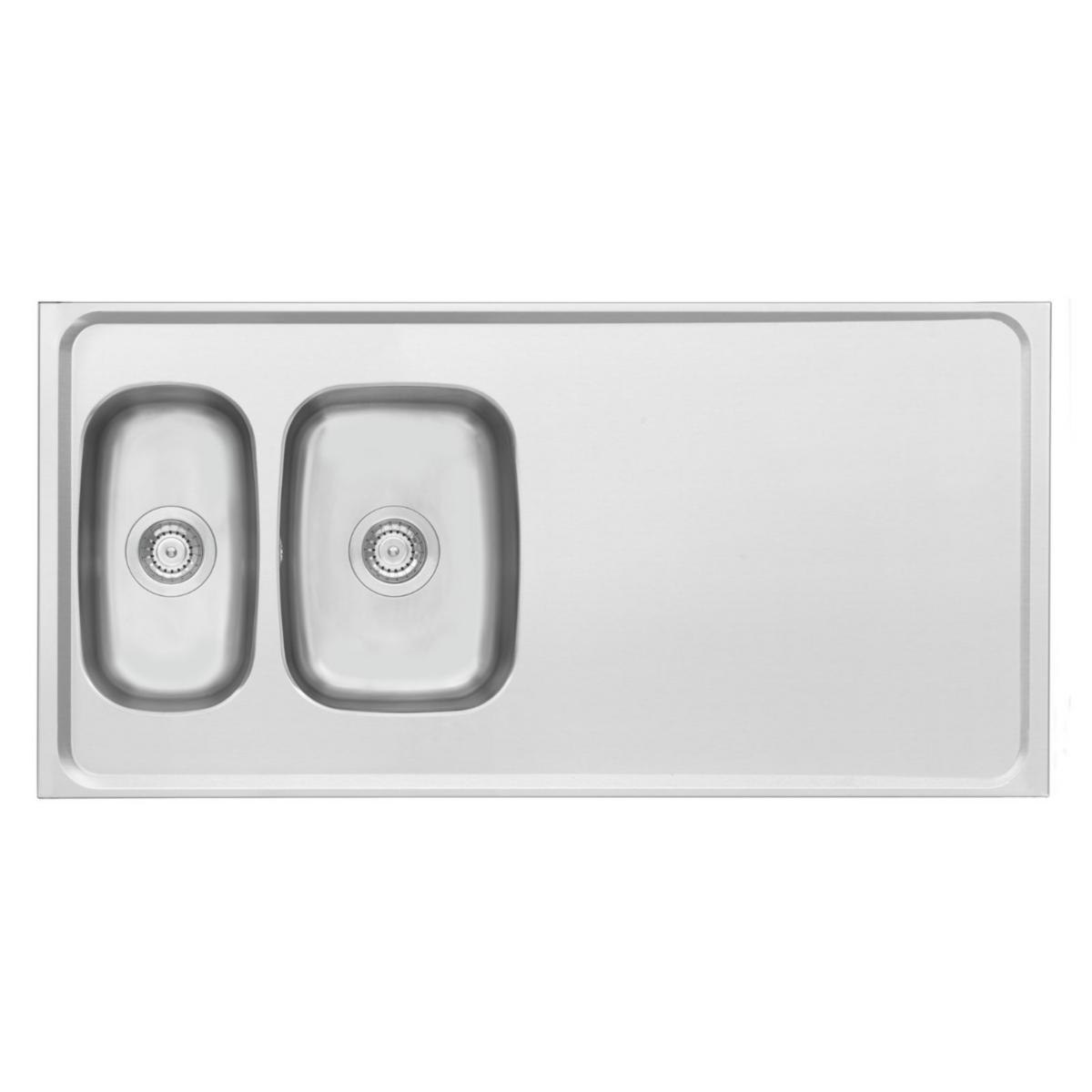 Diskbänk G1220, Contura steel - CONTURA G1220 - 610 DISKBÄNK VÄNDBAR. LITEN/STOR DISKLÅDA