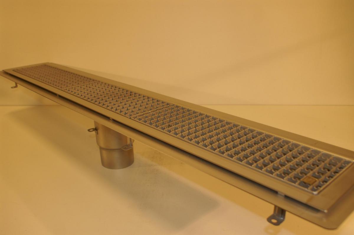 Golvränna Furo 115, 1500x150mm. Furhoffs - GOLVRÄNNA FURO 115 B110 FÖR KLINKERSGOLV K4
