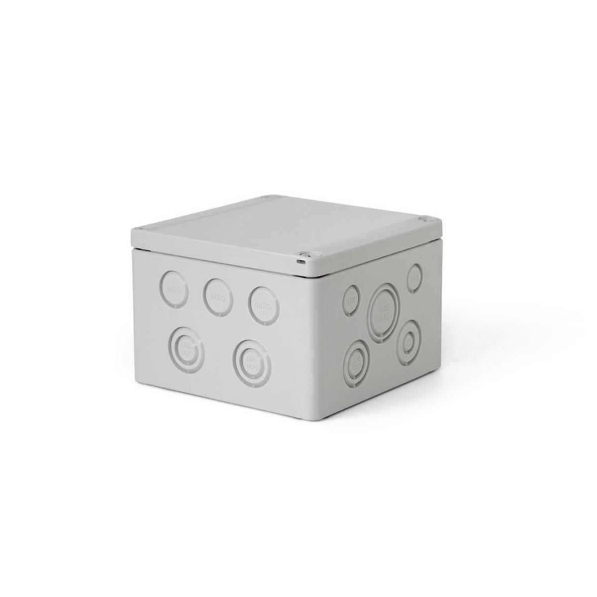 Apparatlåda PC, Cubo S - KAPSL PC GRÅ L 125X125X85 SPCM131309HG