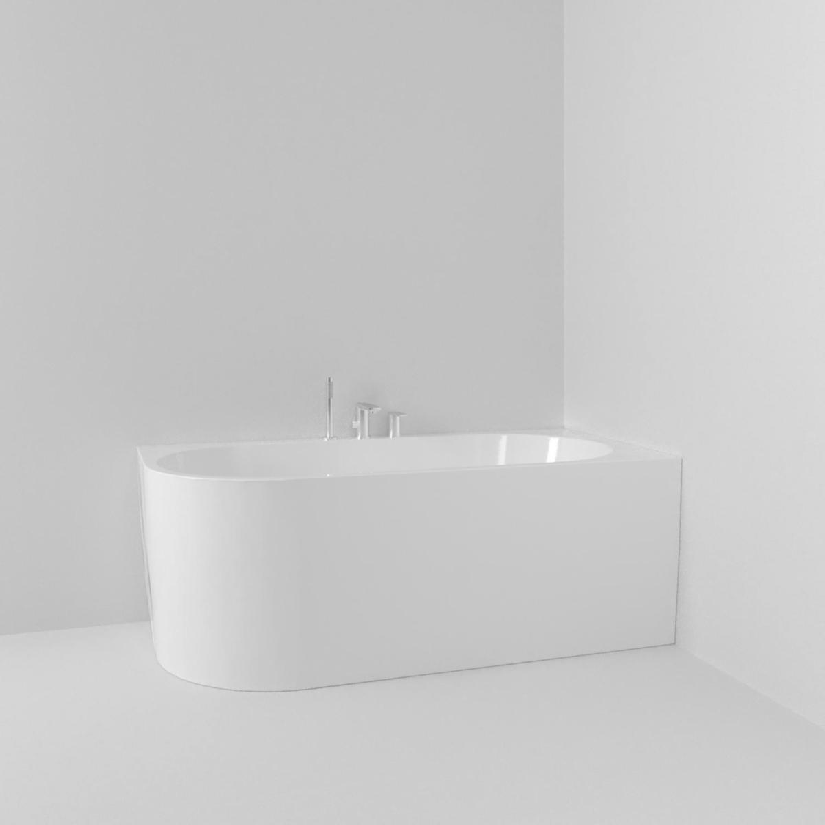 Badkar Ihre, Svedbergs - SVEDBERGS BADKAR IHRE 160 VIT HÖGER HELAG