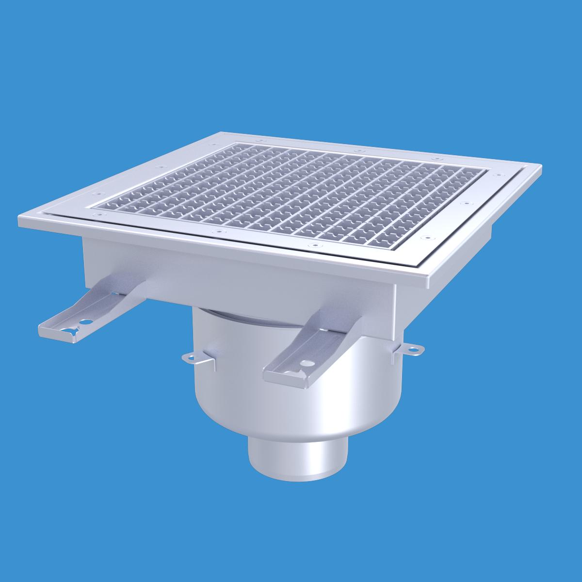 Golvbrunn Furo 113, 300x300mm. Furhoffs - GOLVBRUNN FURO113 300X300 B110 FÖR GOLV MED PLASTMATTA