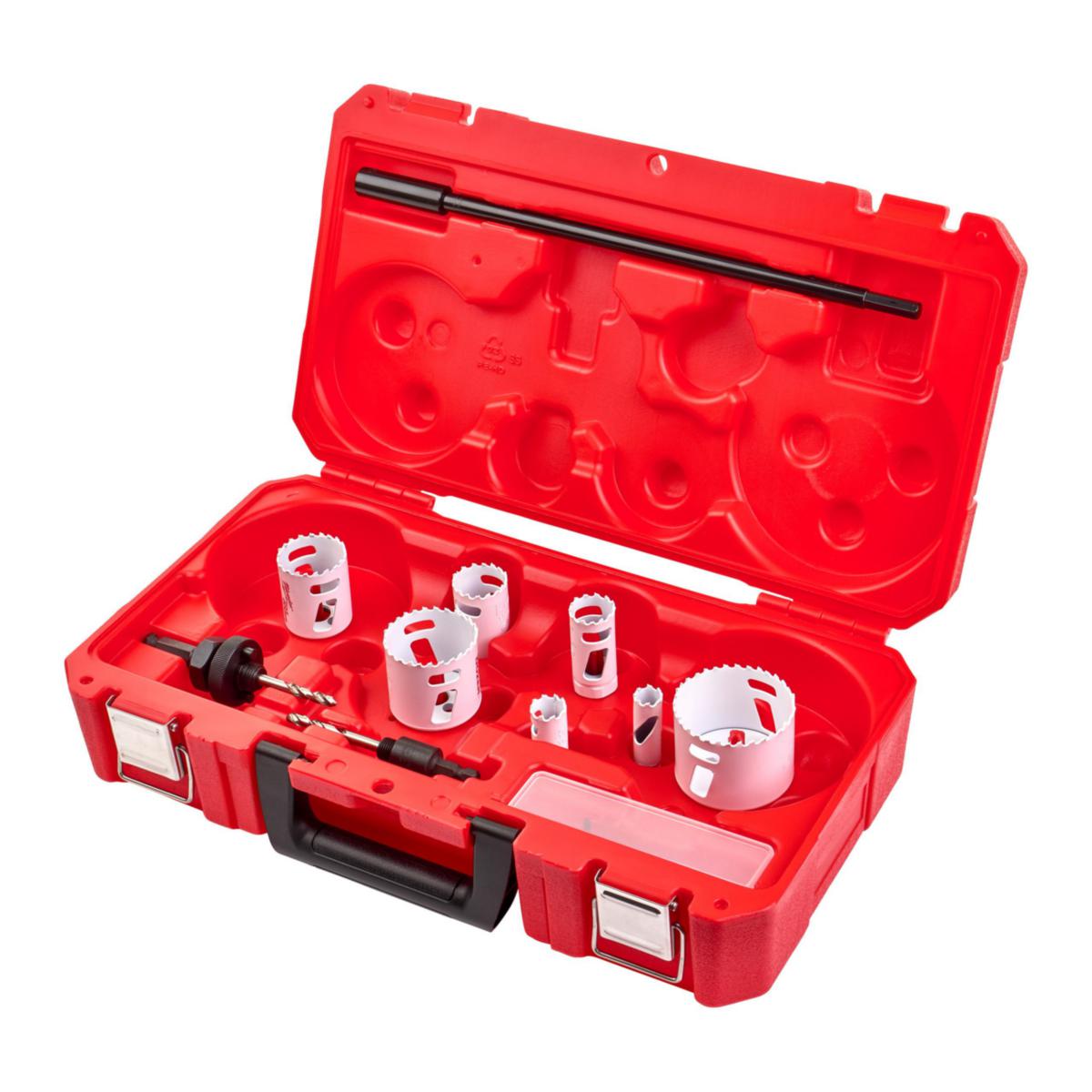 Hålsågssats Milwaukee Hole Dozer™ nr.4 12 delar - HÅLSÅGSATS MILWAUKEE HOLEDOZER NO.4 12 DELAR