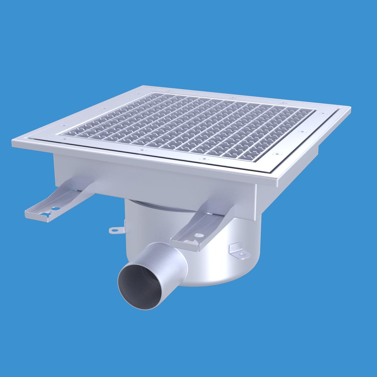 Golvbrunn Furo 113, 300x300mm. Furhoffs - GOLVBRUNN FURO113 300X300 S75 FÖR GOLV MED PLASTMATTA