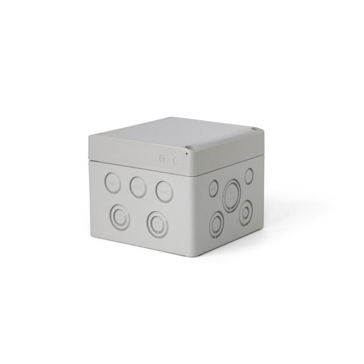 Apparatlåda PC, Cubo S - KAPSL PC GRÅ L 125X125X100 SPCM131310HG