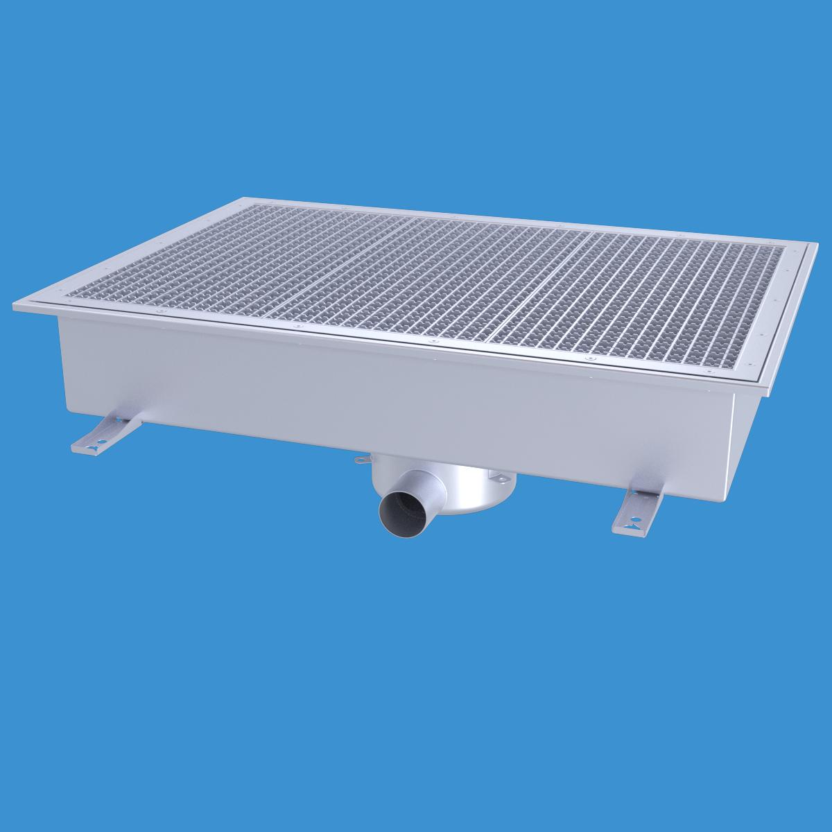 Golvbrunn Furo 113, 900x600mm. 200mm djup, Furhoffs - GOLVBRUNN FURO113 900X600X200 S75 FÖR PLASTMATTA
