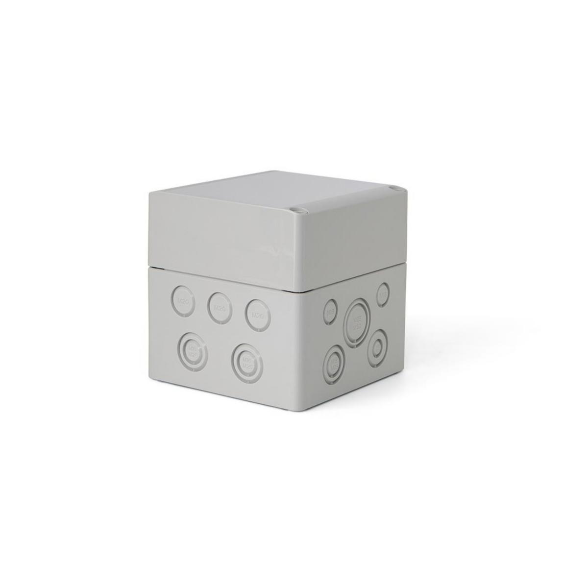 Apparatlåda PC, Cubo S - KAPSL PC GRÅ L 125X125X120 SPCM131313HG