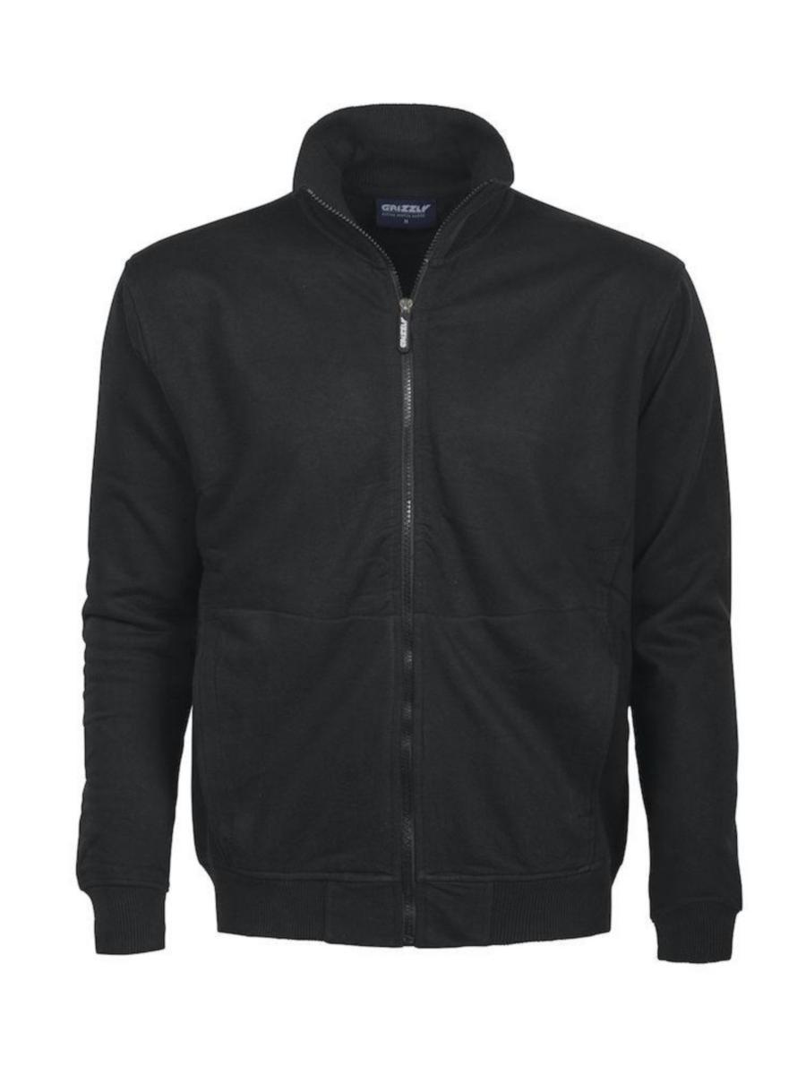 Sweatshirt Textil Midland 150463 - SWEATSHIRT MIDLAND FULL ZIP SVART 4XL
