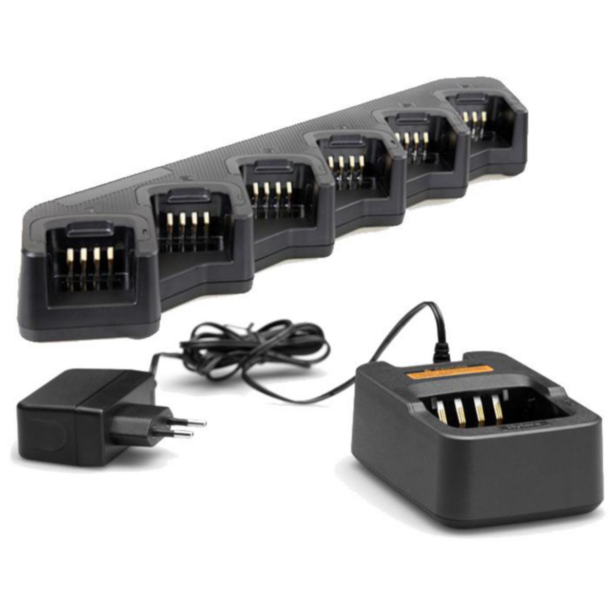 Bordsladdare, 6-fack, till Hytera PD4/5/6/7-serien - BORDSLADDARE 6-FACK TILL PD4/5/6/7-SERIEN HYTERA