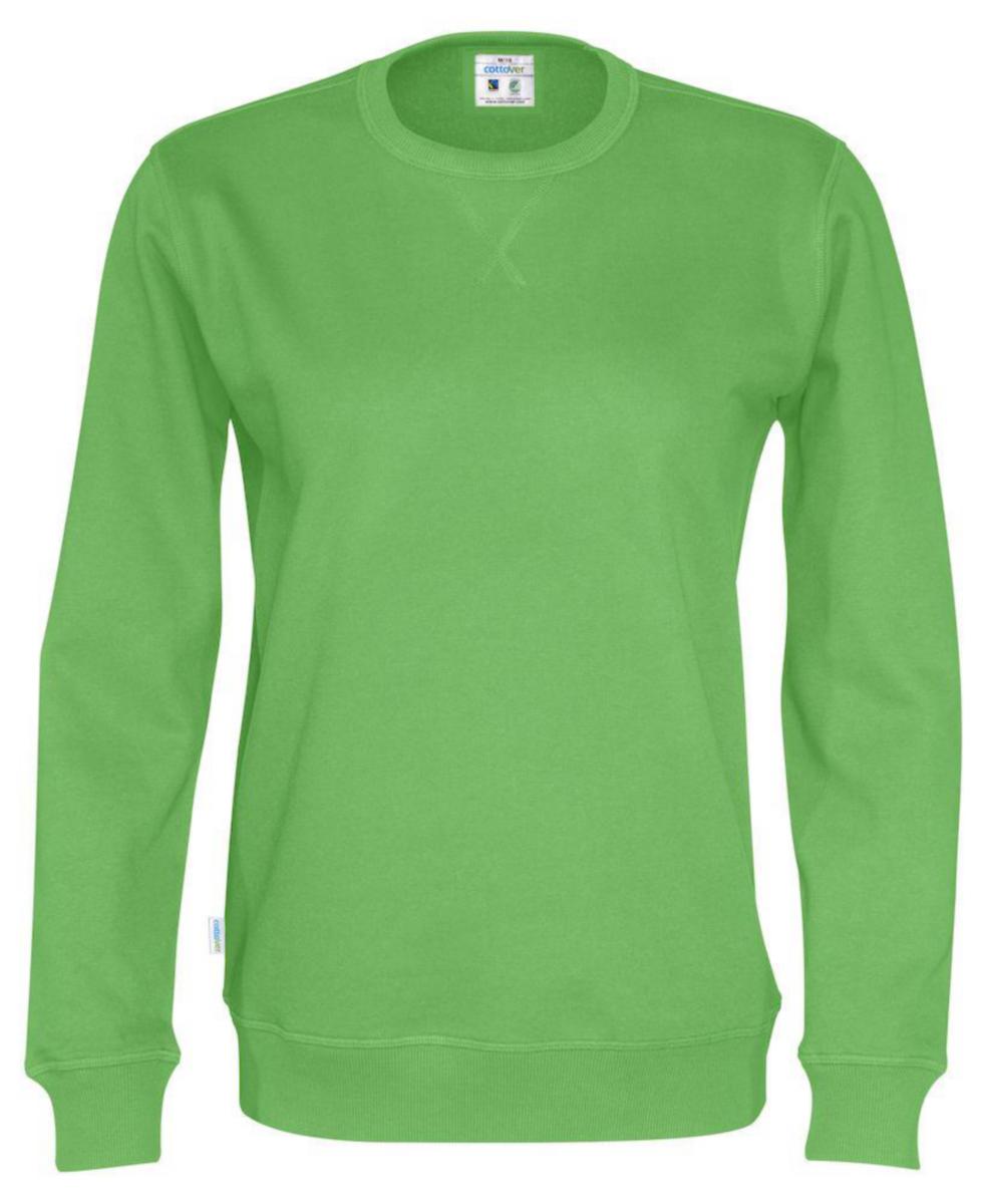 Sweatshirt Cottover 141003 - SWEATSHIRT CREW NECK UNISEX GRÖN XXS