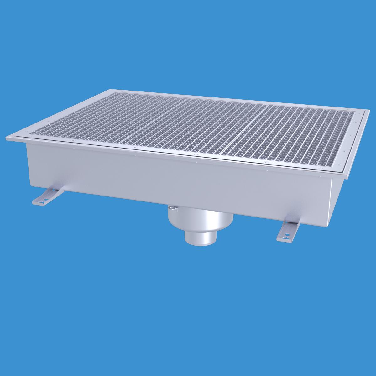 Golvbrunn Furo 113, 900x600mm. 200mm djup, Furhoffs - GOLVBRUNN FURO113 900X600X200 B110 FÖR PLASTMATTA