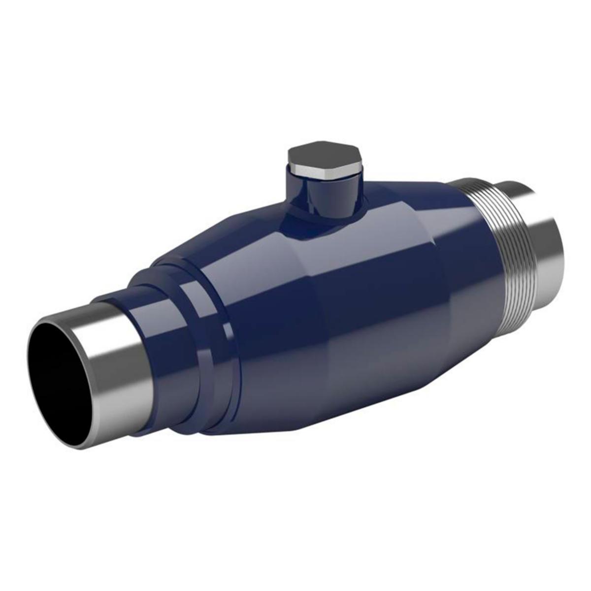 Helsvetsad Anborrningsventil fabrikat Vexve Serie 126 i kolstål med svetsändar, Reducerat genomlopp - ANBORRNINGSVENTIL DN40 SV-ISO PN40 P235GH VEXVE FULLFL.