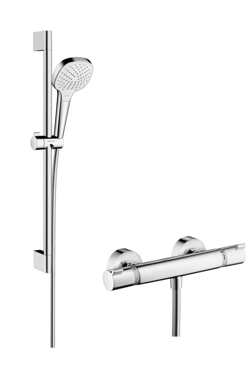 Duschkombination Croma Select E Vario, Hansgrohe - HANSGROHE DUSCHKOMBINAT. CROMA SEL.E VARIO COMBI SET VIT/KROM