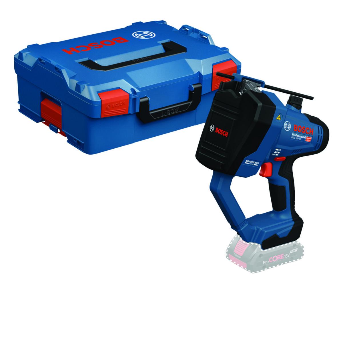 Gängstångskap Bosch GGC 18V-12 SOLO L-BOXX 162 - GÄNGSTÅNGSKAP BOSCH GGC 18V-12 SOLO L-BOXX KAPKAPACITET STÅL