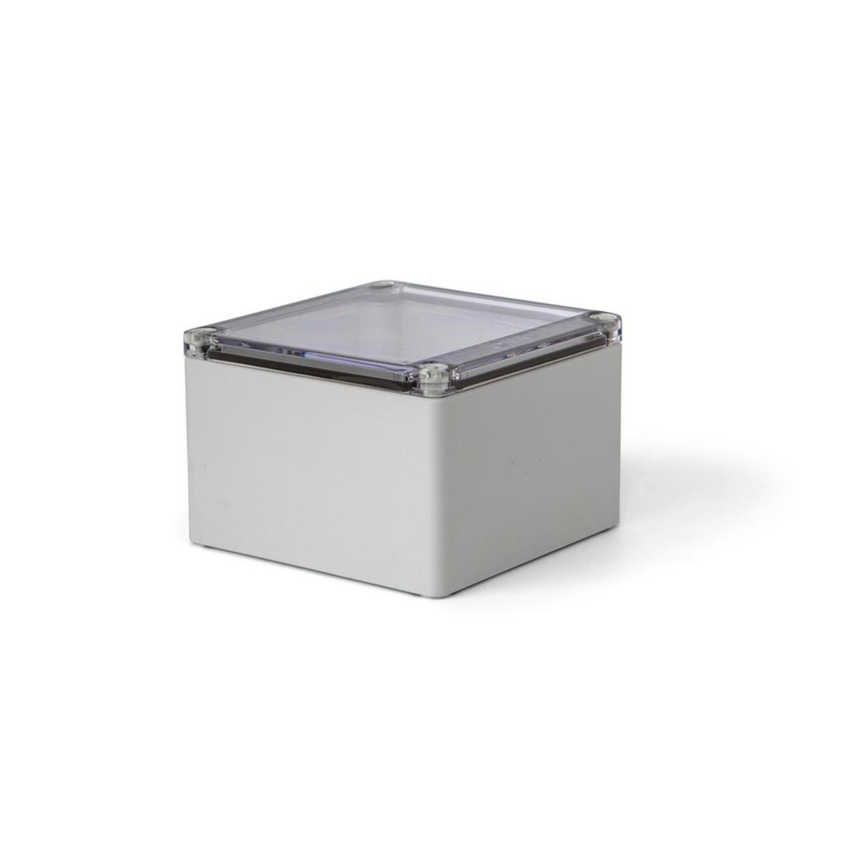 Apparatlåda PC, Cubo S - KAPSL PC TRANSP L 125X125X85 SPCP131309HT