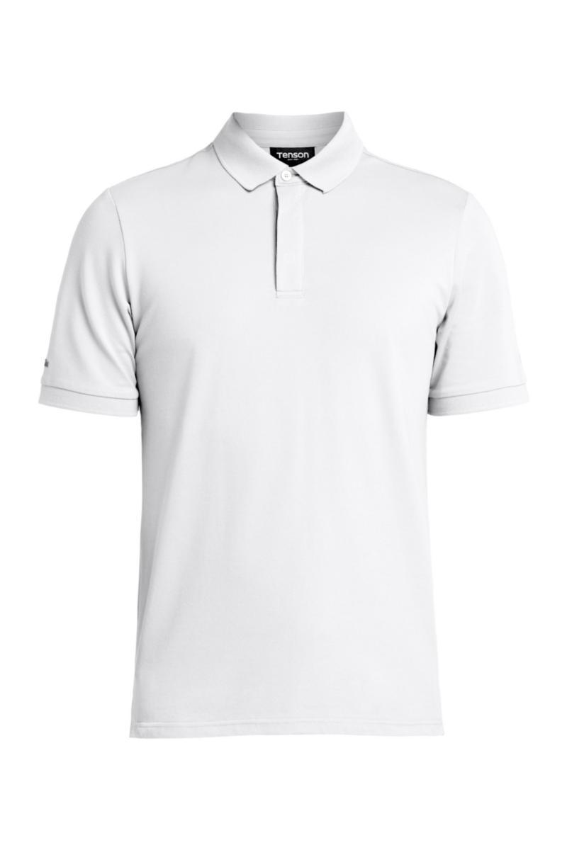 Pikétröja Tenson 5018211 Tri-Blend - PIKÉTRÖJA TENSON 5018211 VIT STL 4XL