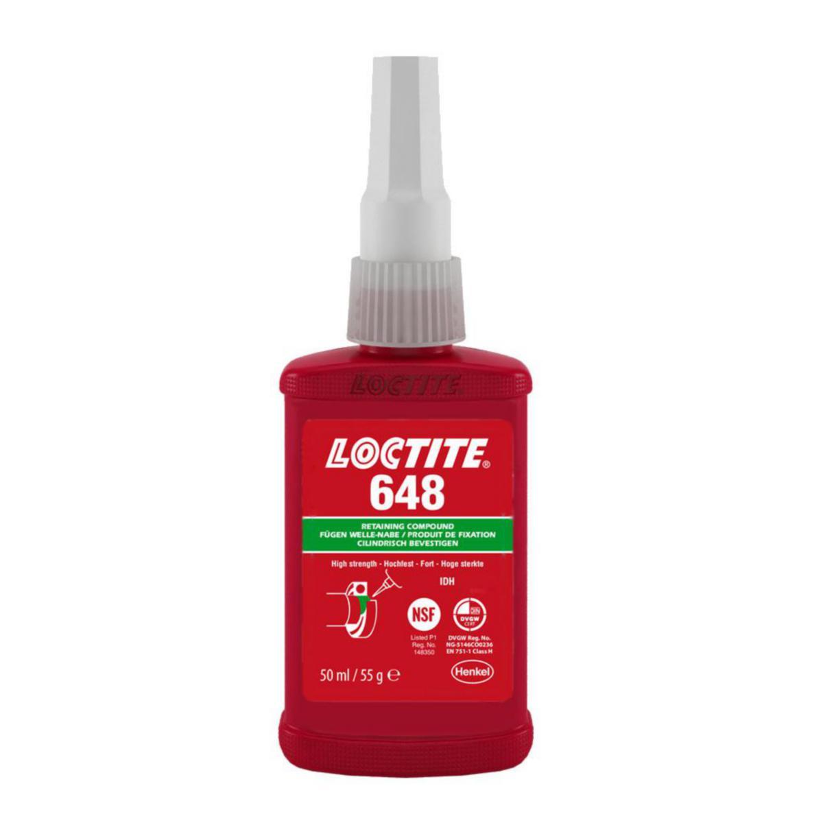 Glue cuff loctite 648 sfdn - GLUE CUFF LOCTITE 648 SFDN 50ML HIGH VISCOSITY