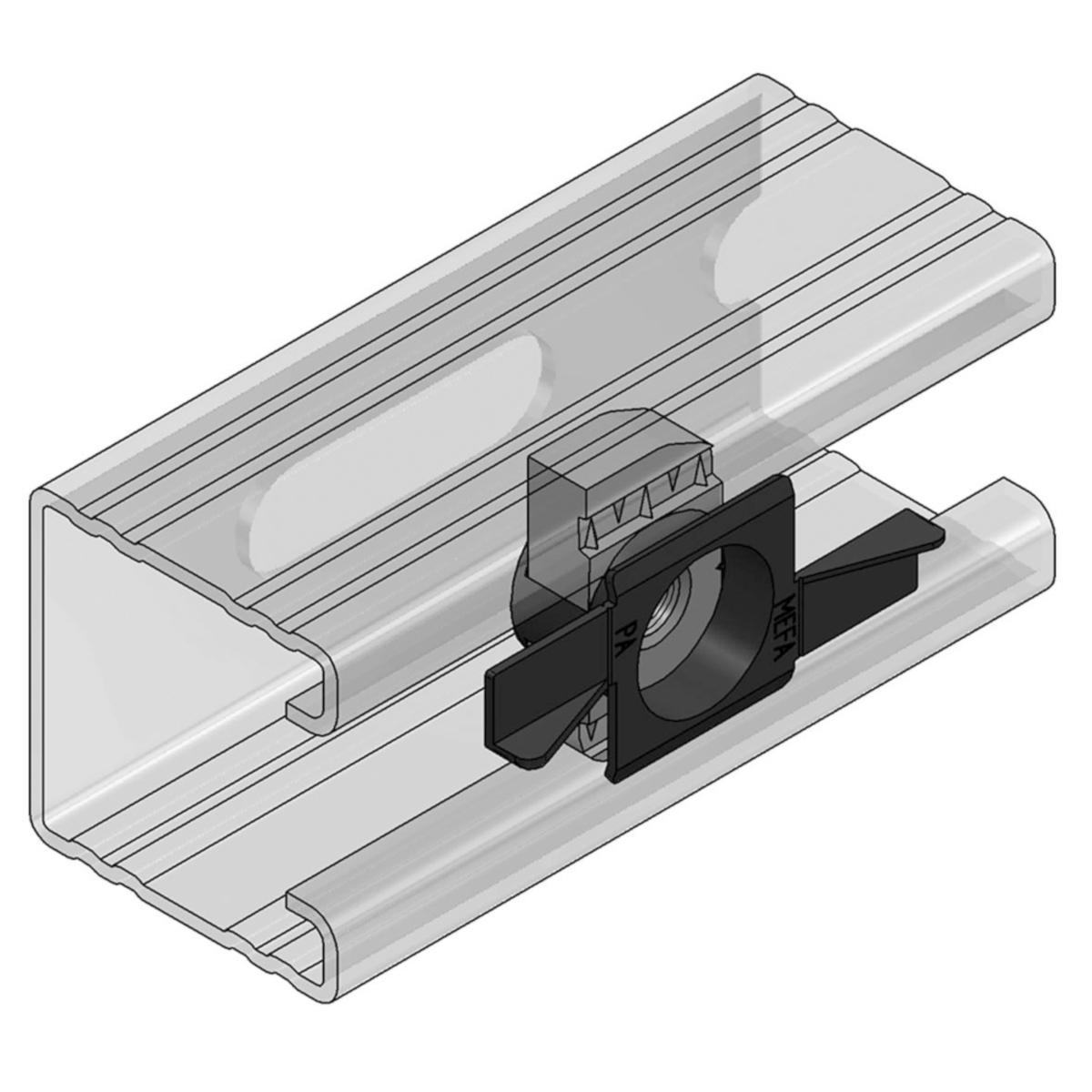 Wing nut EF 45 STEX, MEFA - Stex mounting plate MP-X 45 V4 Stex mounting plate MP-X 45 V4