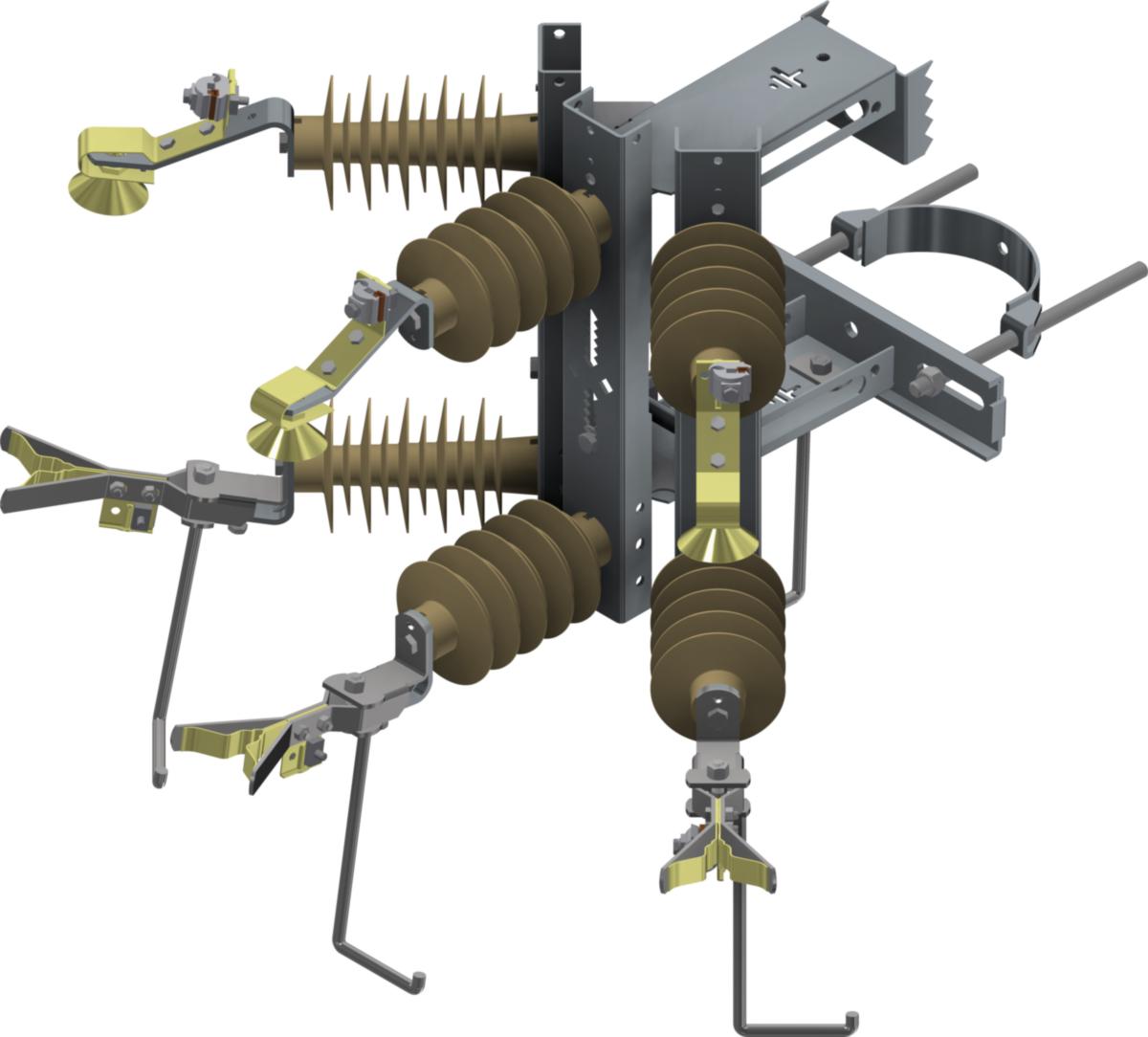 Fuse device L33/SKS - STATION DEVICE 3-PHASE 3-POL L33G-10/SKS