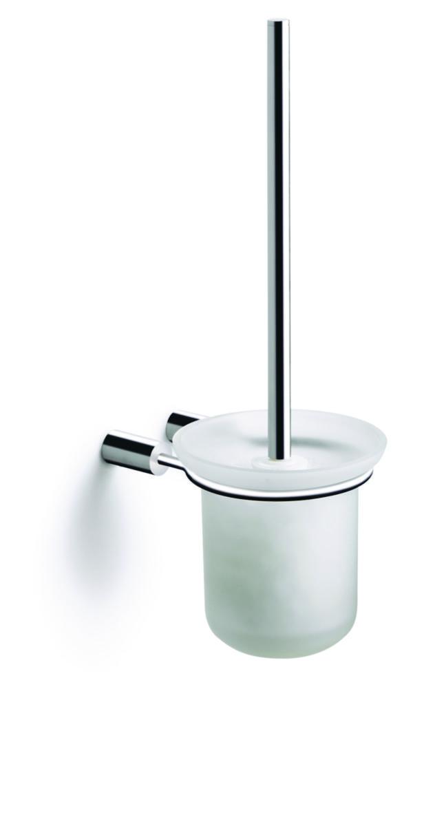 Toalettborste Choice glas, Pressalit - PRESSALIT TOALETTBORSTE CHOICE VÄGG, POL.STÅL/GLAS