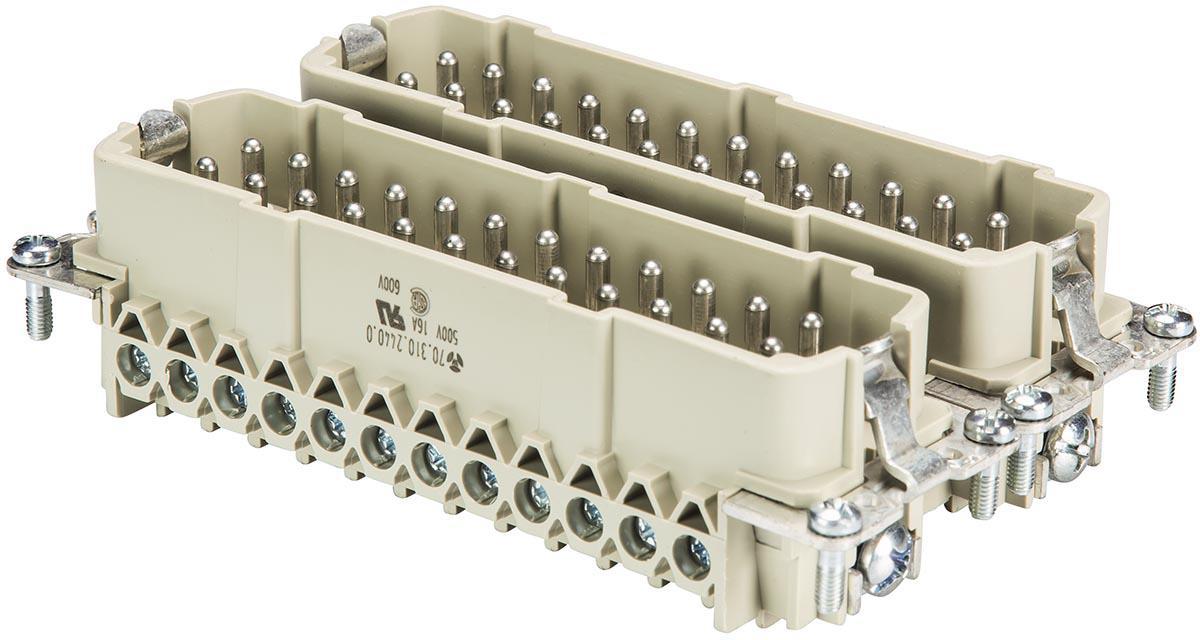 Insatser, Revos Basic, 500V/16A - INSATS HANE 48-POL SKRUV 70.310.4840.0
